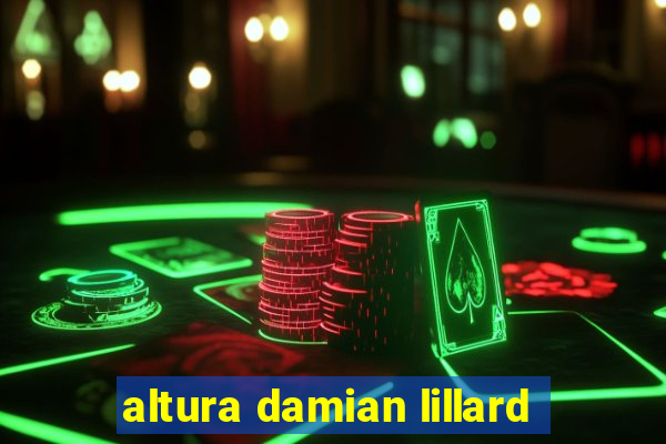 altura damian lillard